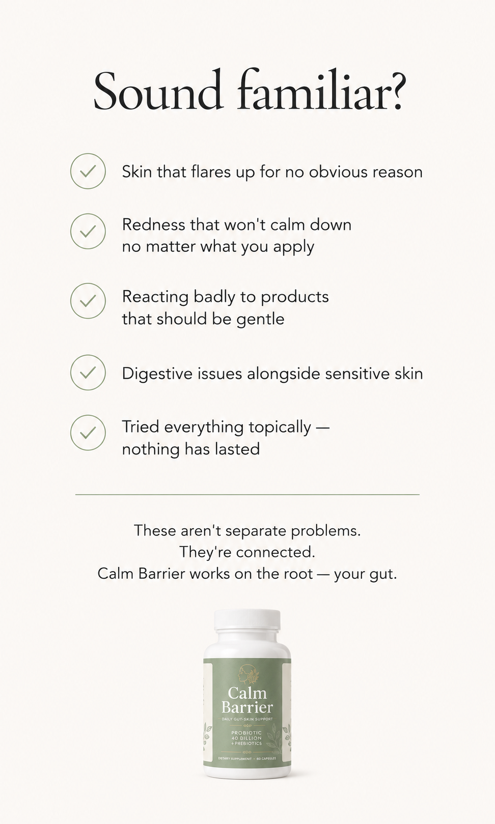 Calm Barrier – Daily Gut - Skin Support